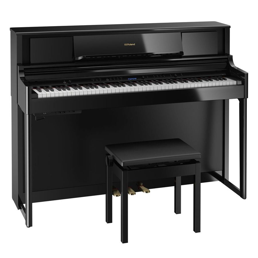 Цифровое фортепиано Roland LX705 PE черный лакированый RO-2642 фото
