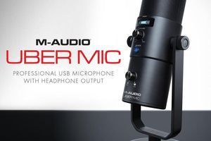 Профессиональный конденсаторный USB-микрофон M-Audio UBER MIC фото