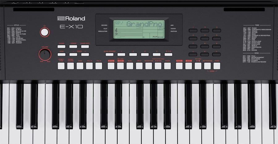 Синтезатор-аранжировочная станция Roland E-X10 RO-2942 фото