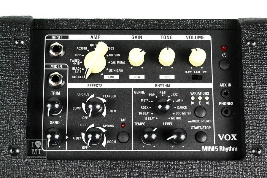 VOX MINI5 RHYTHM CLASSIC Гітарний комбопідсилювач VO-0030 фото