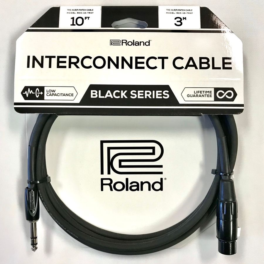 Симметричный коммутационный кабель 6.3 мм TRS "папа" на XLR "мама" Roland RCC-5-TRXF (1,5 метра) RO-2240 фото