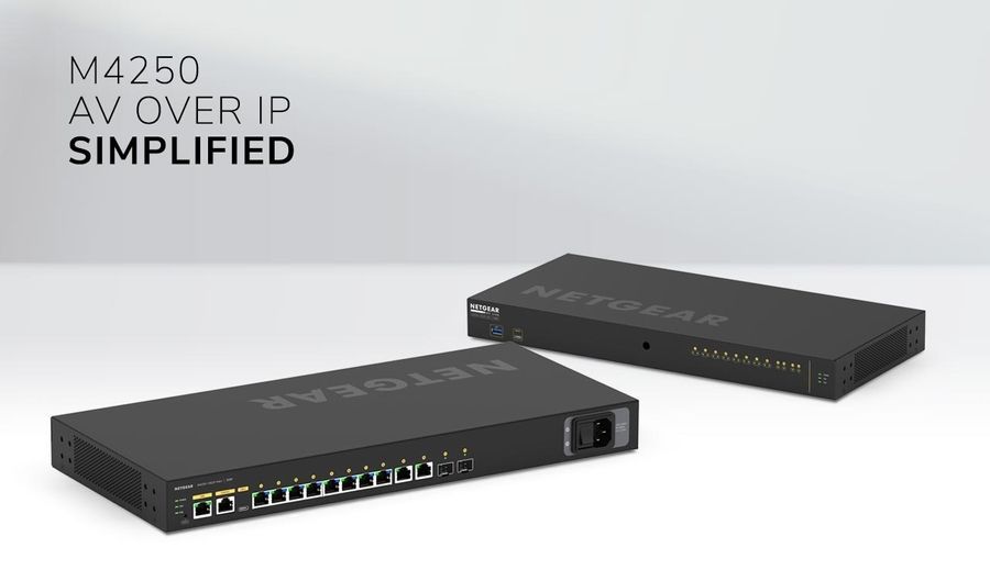 Комутатор NETGEAR M4250-26G4F-PoE+ (GSM4230P), 26xGE (24xPoE), 4xSFP, 300Вт, AV Line, Керований L2 GSM4230P-100EUS фото