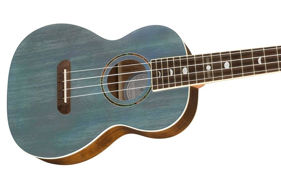 FENDER DHANI HARRISON UKULELE WN TURQUOISE Укулеле FE-0326 фото