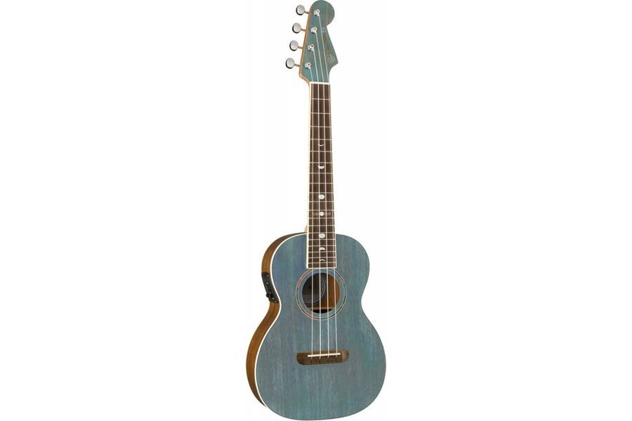 FENDER DHANI HARRISON UKULELE WN TURQUOISE Укулеле FE-0326 фото