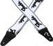 FENDER STRAP 2" WEIGHLESS RUNNING LOGO STRAP WHITE/BLACK Ремень гитарный FE-0600 фото 2