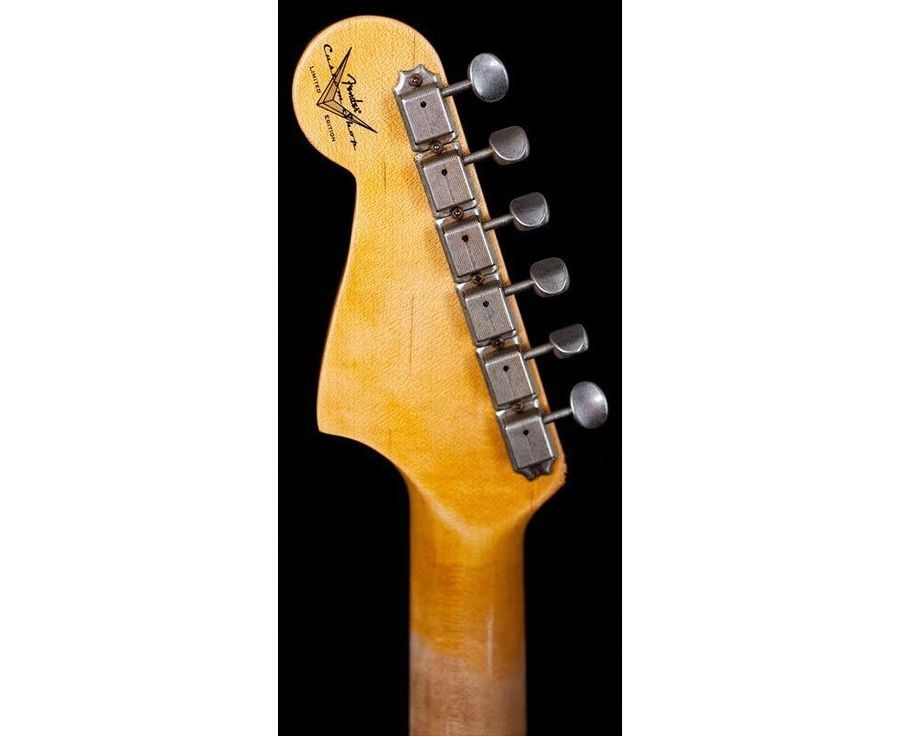 FENDER CUSTOM SHOP 1965 JAZZMASTER RELIC AGED OLYMPIC WHITE NAMM LIMITED Електрогітара FE-0295 фото