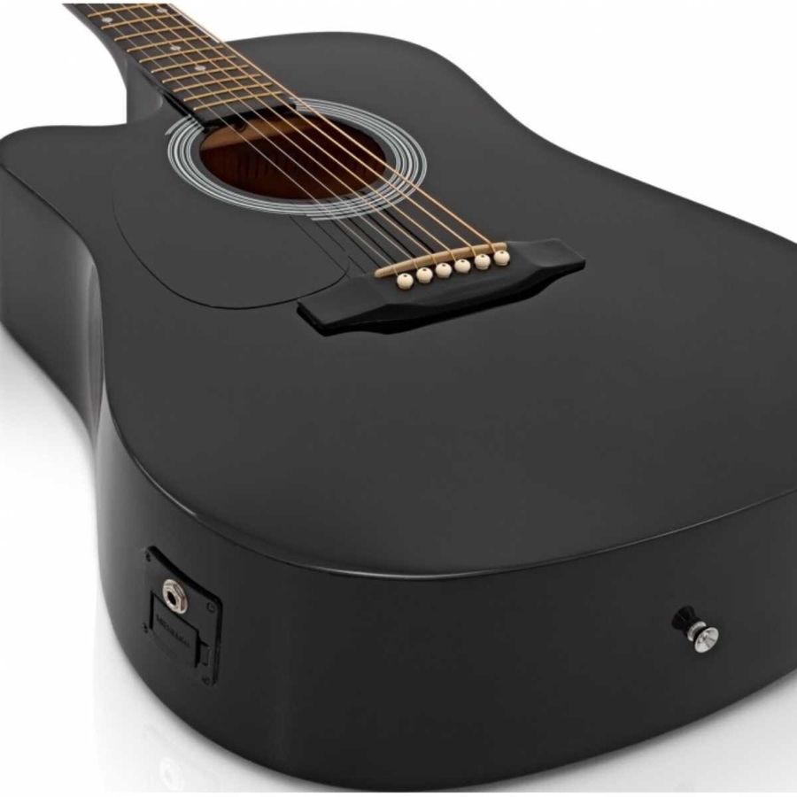 Електроакустична гітара Squier by Fender SA-150CE Black SQ-0016 фото