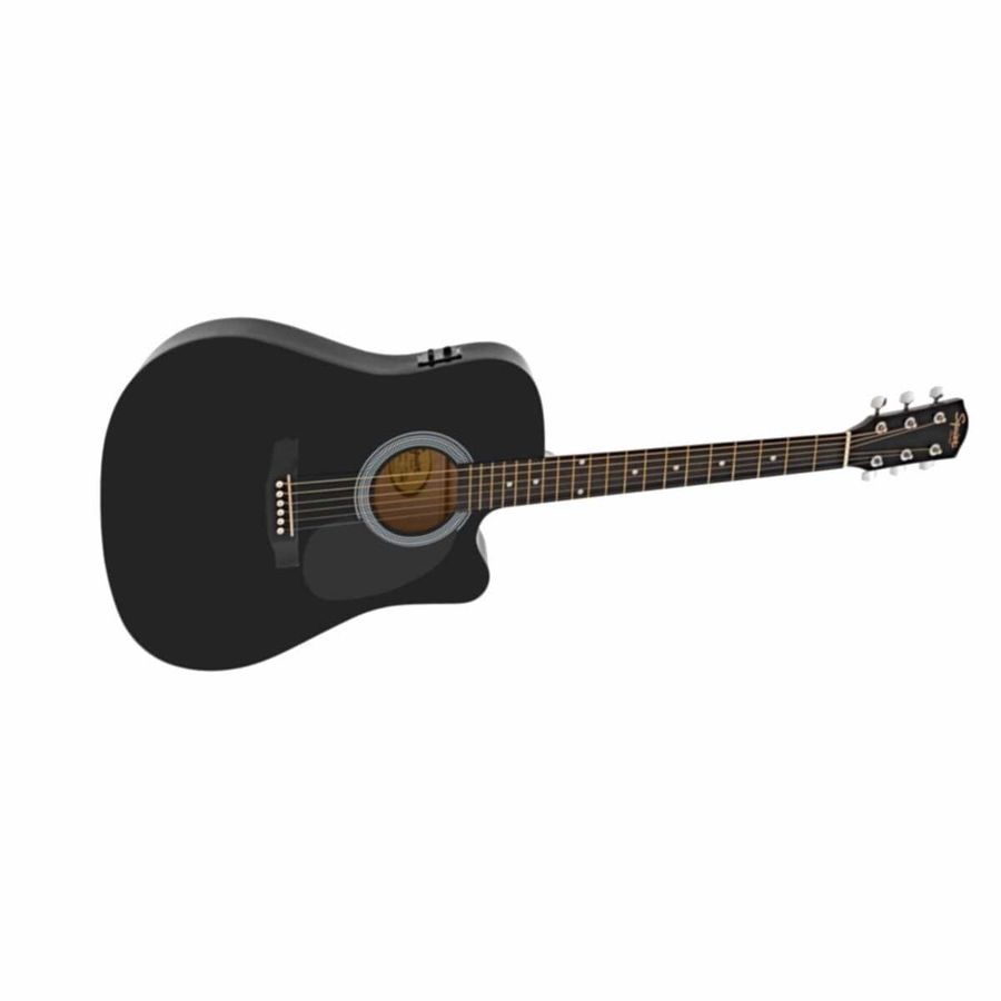 Електроакустична гітара Squier by Fender SA-150CE Black SQ-0016 фото