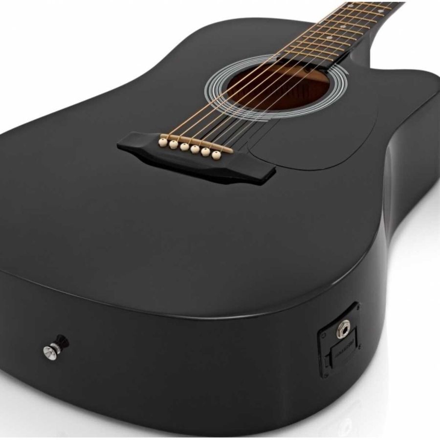 Електроакустична гітара Squier by Fender SA-150CE Black SQ-0016 фото