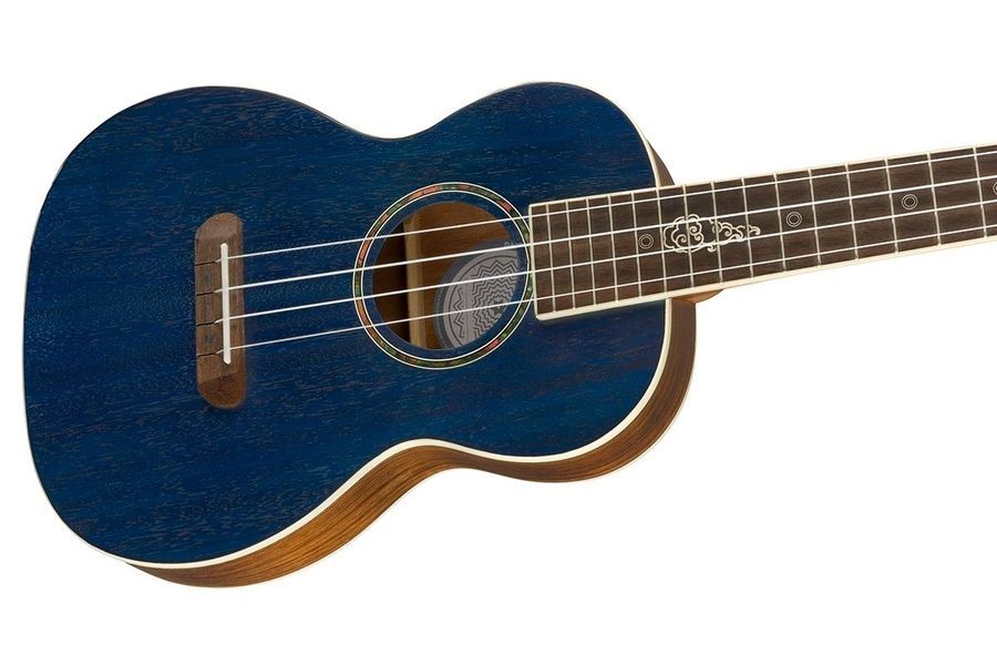 FENDER DHANI HARRISON UKULELE WN SAPPHIRE BLUE Укулеле FE-0325 фото