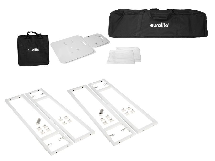 EUROLITE 2x Stage Stand variable incl. Cover and Bag, white EL-0260 фото