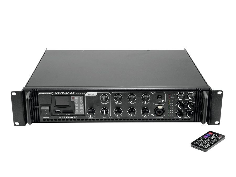 Трансляционный усилитель Omnitronic MPVZ1206P OM-0899 фото