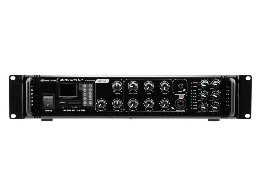 Трансляционный усилитель Omnitronic MPVZ1206P OM-0899 фото