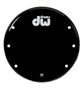 DW DRDHGB28KGloss Black Vented Bass Drum Head DW-X158 фото