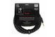 FENDER CABLE DELUXE SERIES 25' ANGLED BLACK TWEED Кабель инструментальный FE-0256 фото 3