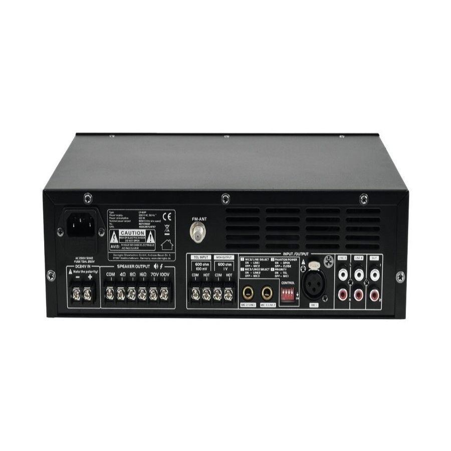 Монофонічний підсилювач Omnitronic CP-60P OM-1103 фото