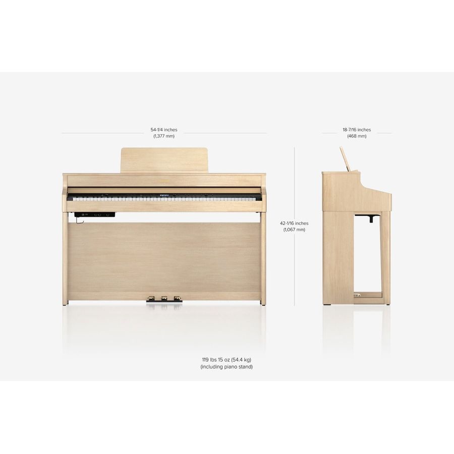 Цифровое пианино Roland HP702 светлый дуб RO-2674 фото