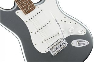 SQUIER by FENDER AFFINITY STRATOCASTER LRL SLICK SILVER Электрогитара SQ-0025 фото