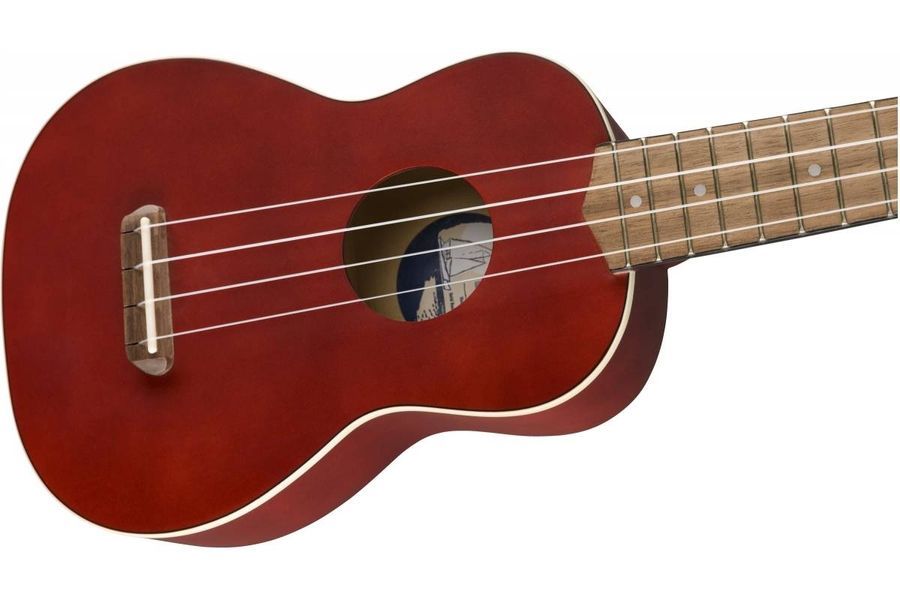 FENDER UKULELE VENICE SOPRANO CHERRY WN Укулеле FE-0071 фото