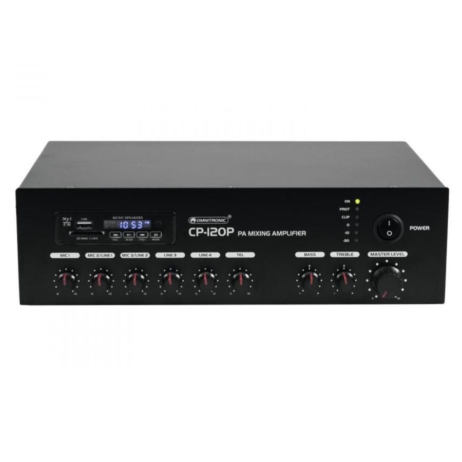 Трансляционный усилитель Omnitronic CP-120P OM-1104 фото