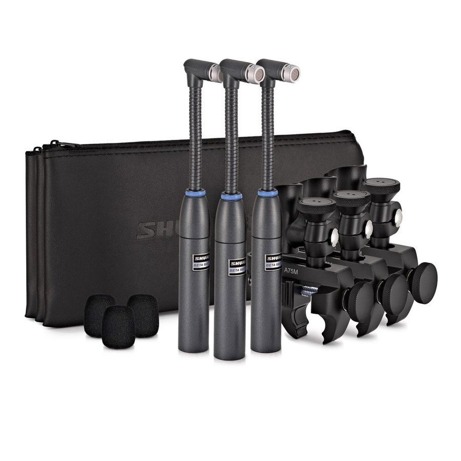 Комплект інструментальних мікрофонів Shure Beta 98 AMP C 3PK SH-0347 фото