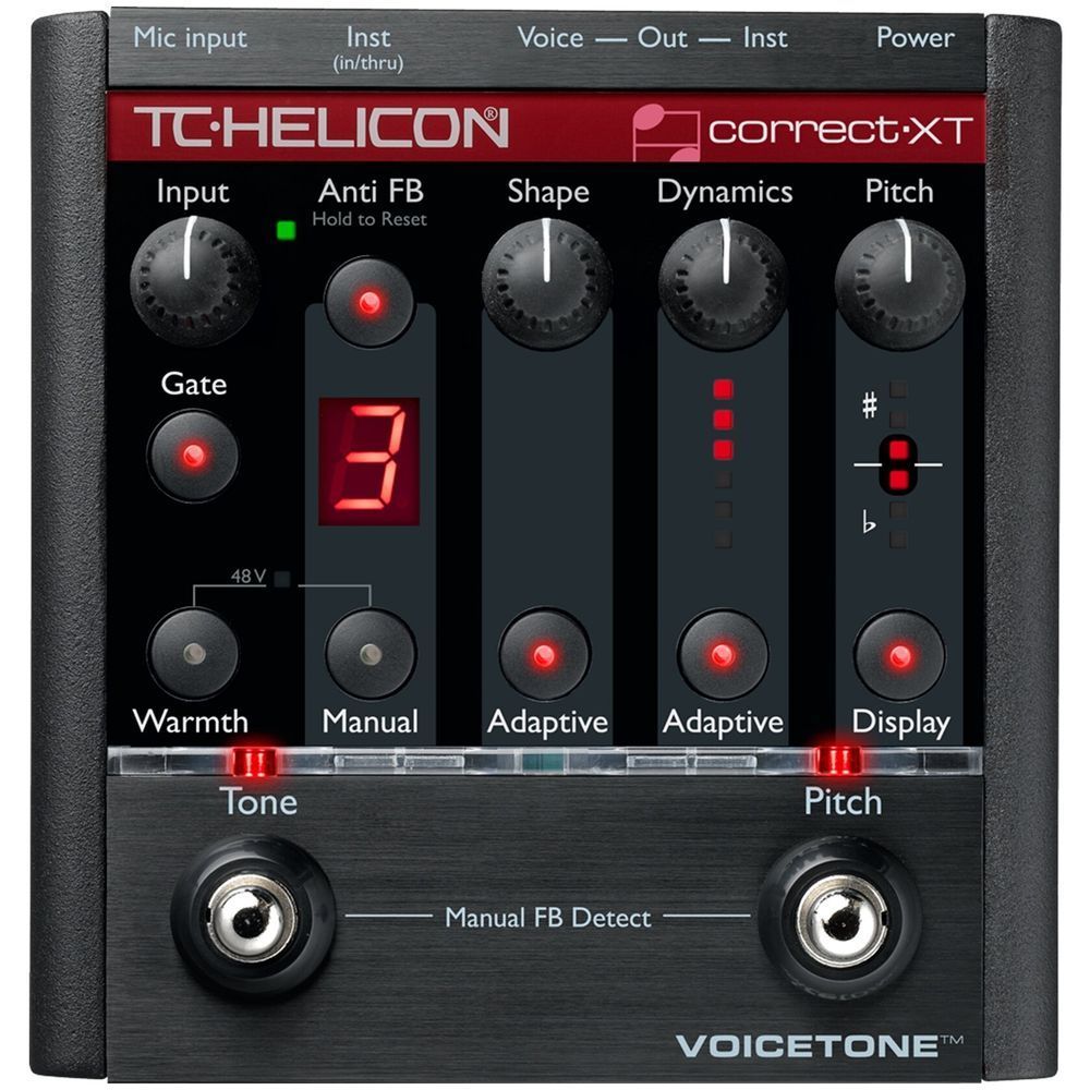 Вокальний процесор TC HELICON VoiceTone Correct XT TE-0112 фото