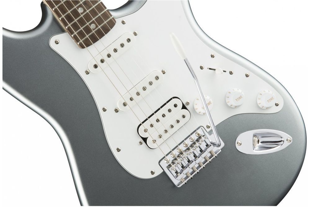 SQUIER by FENDER AFFINITY STRAT HSS LRL SLICK SILVER Электрогитара SQ-0097 фото