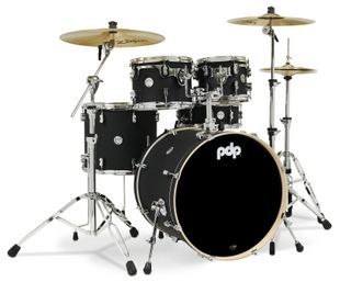 PDP PDCM2215RB Concept Maple Shell Pack, 5pc, 22" Satin Black Finish Ply PD-0015 фото