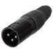 XLR разъем PROEL XLR3MVBK PR-5606 фото 1