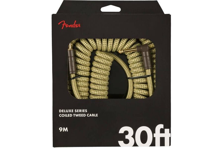 FENDER CABLE DELUXE COIL 30" TWEED Кабель инструментальный FE-0254 фото