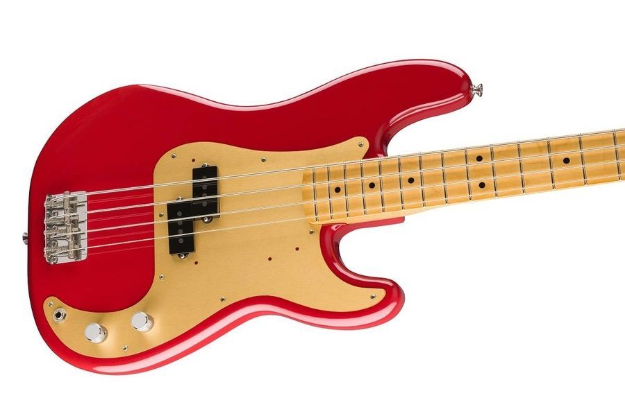 FENDER VINTERA '50s PRECISION BASS MN DAKOTA RED Бас-гитара FE-0631 фото