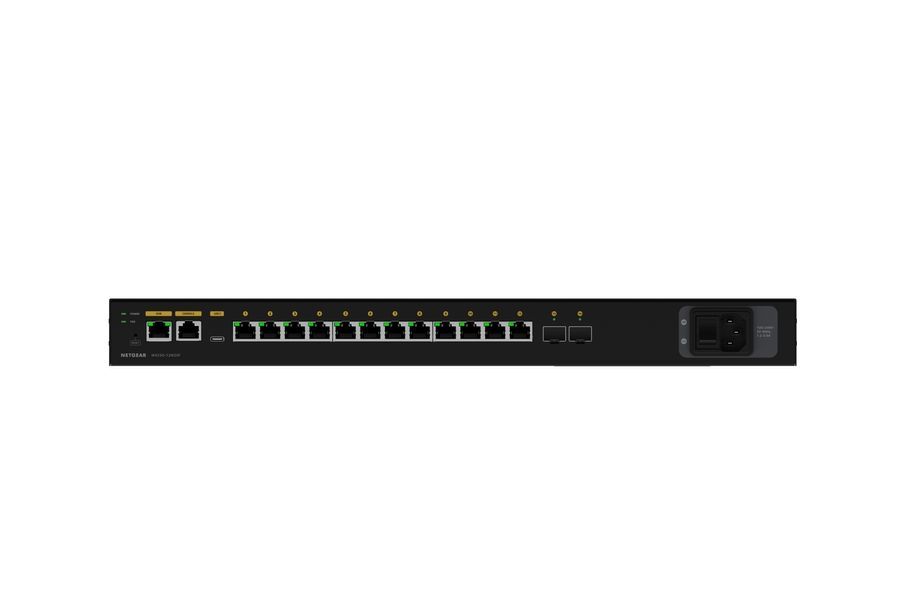 Комутатор NETGEAR M4250-12M2XF (MSM4214X), 12x100M/1G/2.5GE, 2xSFP+, керований L2 MSM4214X-100EUS фото