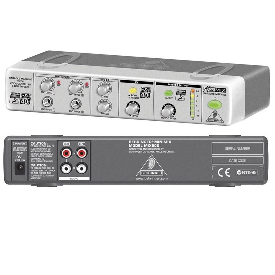 Караоке-процессор Behringer Minimix MIX800 BE-0393 фото