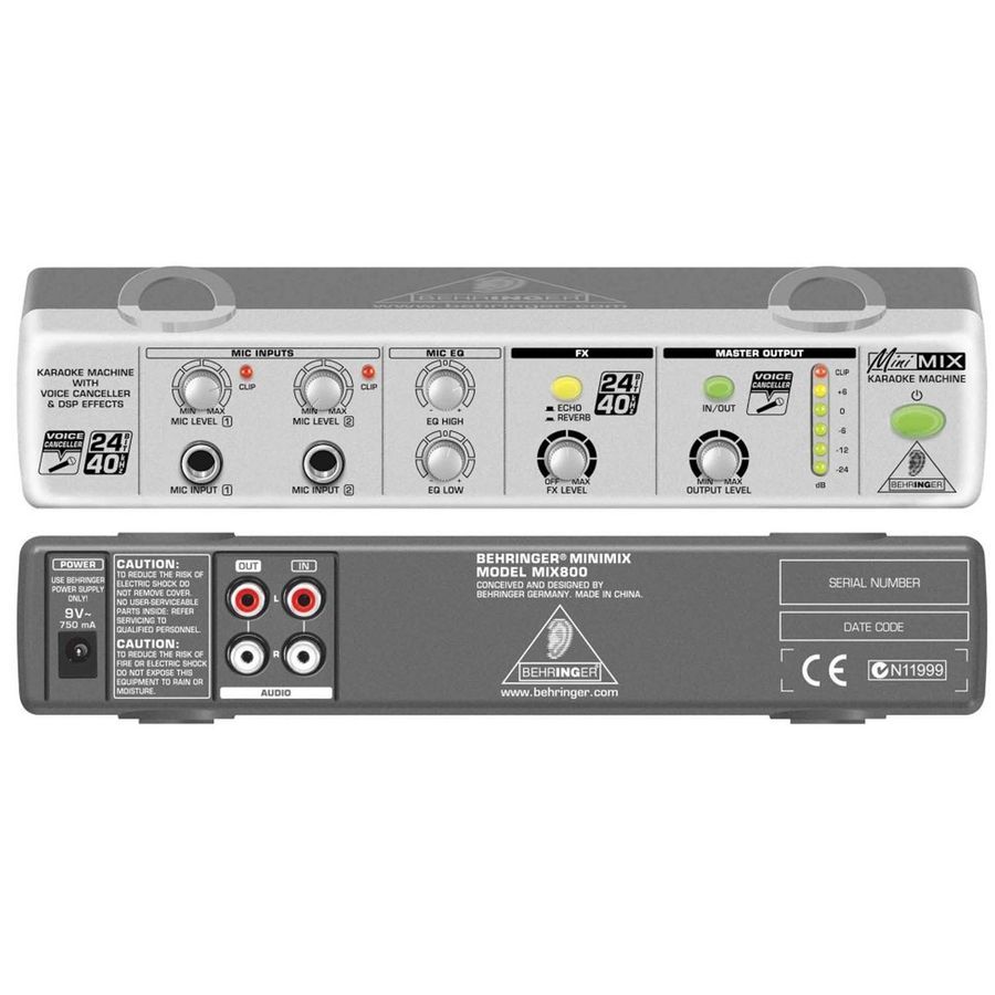 Караоке-процессор Behringer Minimix MIX800 BE-0393 фото