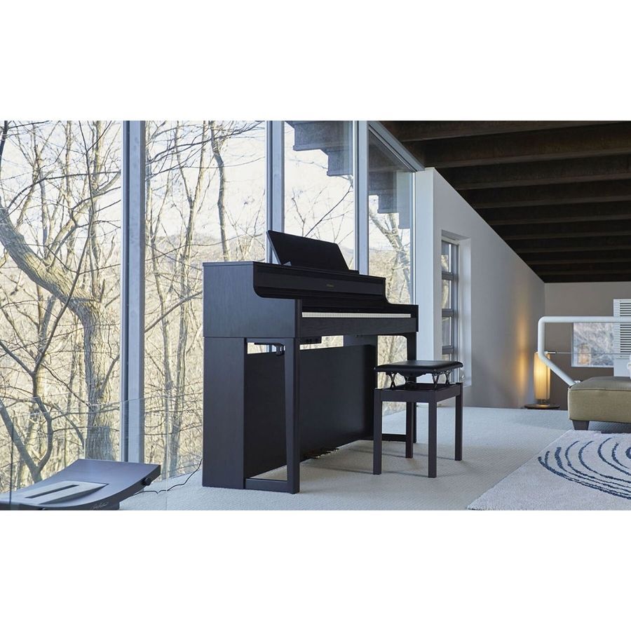Цифровое пианино Roland HP704 Черный матовый RO-2676 фото