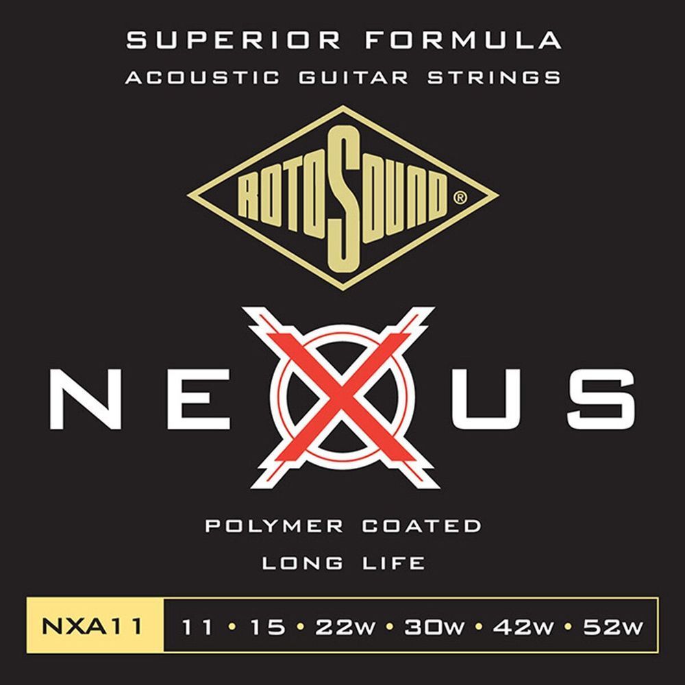 Струни для акустичної гітари Rotosound NXA11 RS-0241 фото