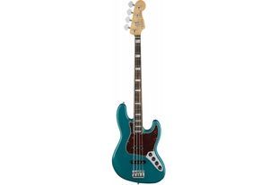 FENDER AMERICAN ELITE JAZZ BASS EBONY FRETBOARD OCEAN TURQOISE Бас-гітара FE-0188 фото