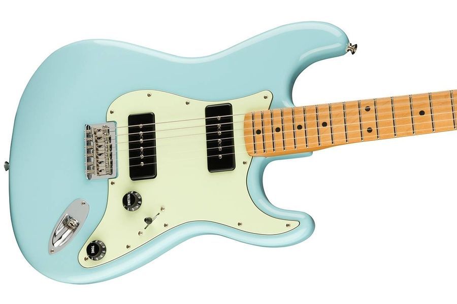 FENDER NOVENTA STRATOCASTER MN DAPHNE BLUE Электрогитара FE-0432 фото