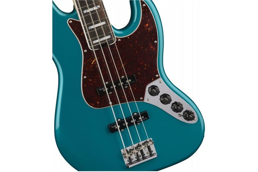 FENDER AMERICAN ELITE JAZZ BASS EBONY FRETBOARD OCEAN TURQOISE Бас-гитара FE-0188 фото