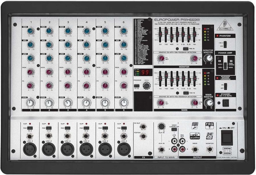 Усилитель мощности BEHRINGER PMH660M BE-0470 фото