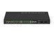 Комутатор NETGEAR M4250-26G4F-PoE++ (GSM4230UP), 24x1GE Ultra90 PoE++ (1400Вт), 2x1GE, 4xSFP, AV Line керований L2 GSM4230UP-100EUS фото 1