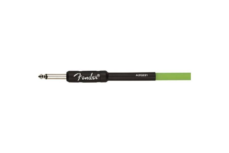 FENDER CABLE PROFESSIONAL SERIES 18.6' GLOW IN DARK GREEN Кабель інструментальний FE-0261 фото