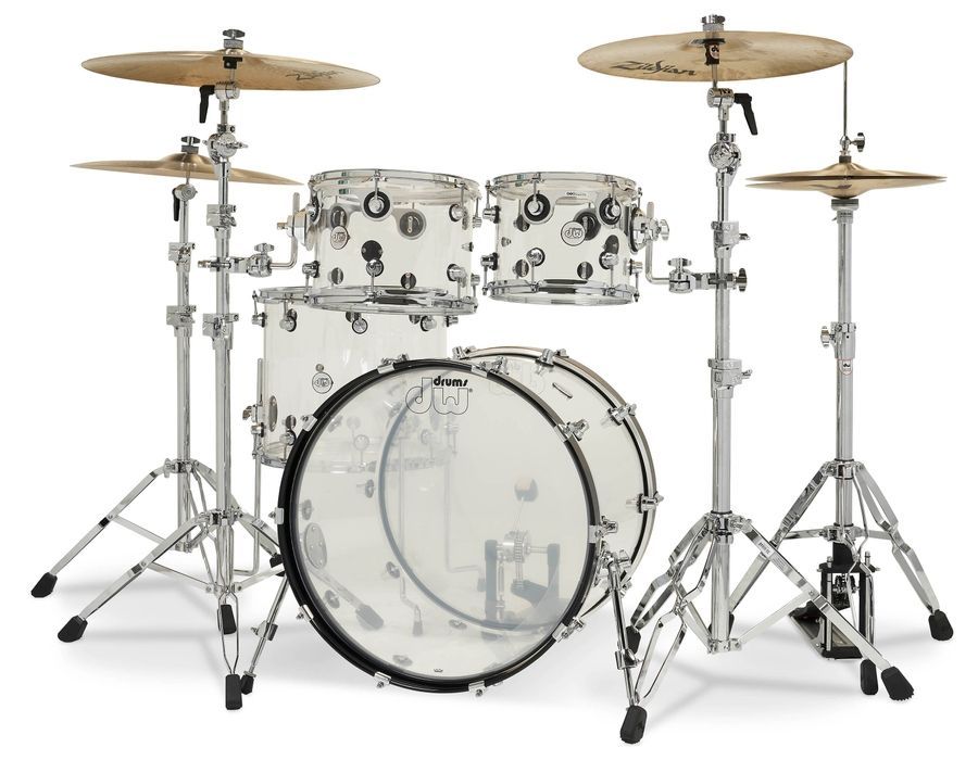 Ударна установка DW DDAC2214CL Design 4-Piece Acrylic Kit DW-0376 фото