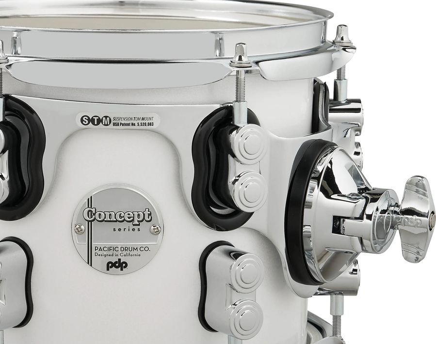 PDP PDCM2215RB Concept Maple Shell Pack, 5pc, 22" Pearlescent White Lacquer PD-0058 фото