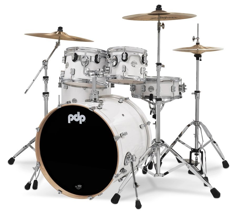 PDP PDCM2215RB Concept Maple Shell Pack, 5pc, 22" Pearlescent White Lacquer PD-0058 фото