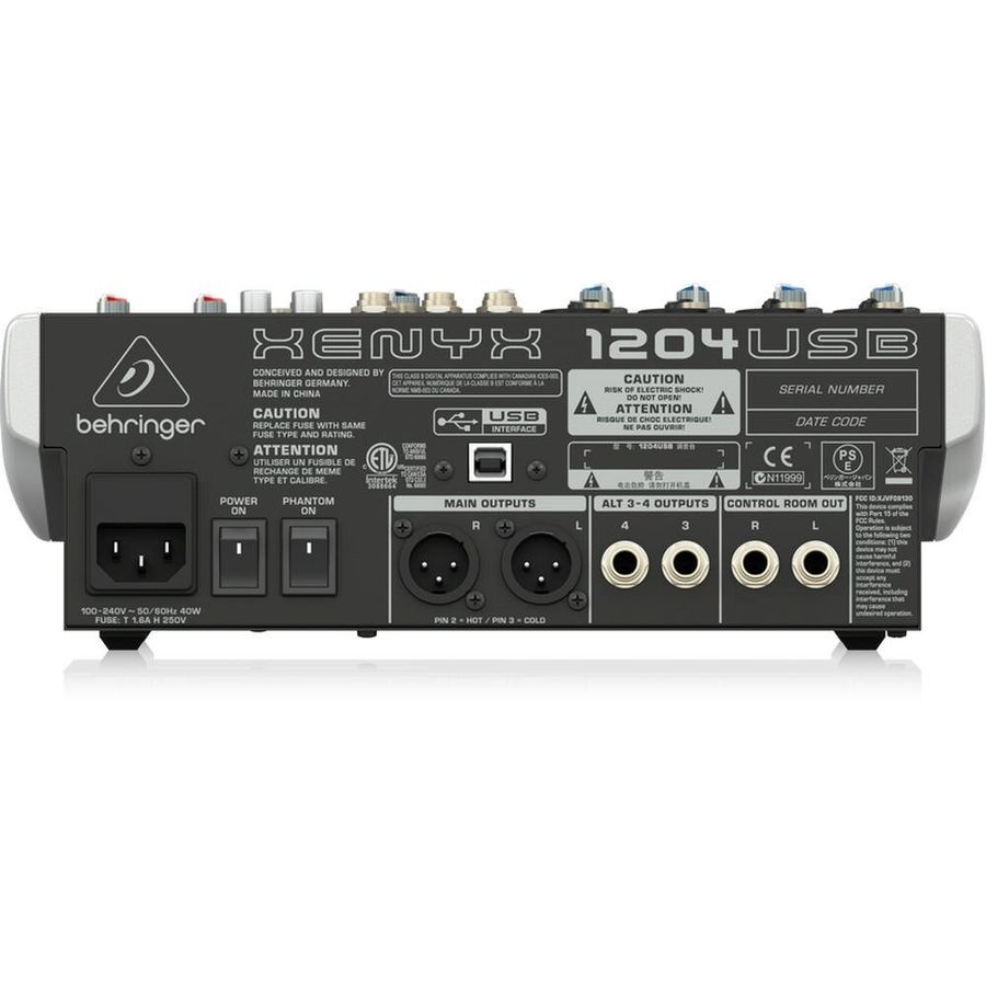 Аналоговый микшер Behringer Xenyx 1204USB BE-0715 фото