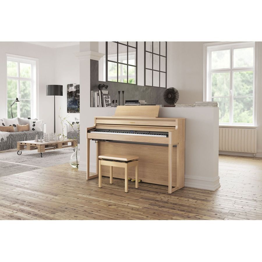 Цифровое пианино Roland HP704 Светлый дуб RO-2678 фото