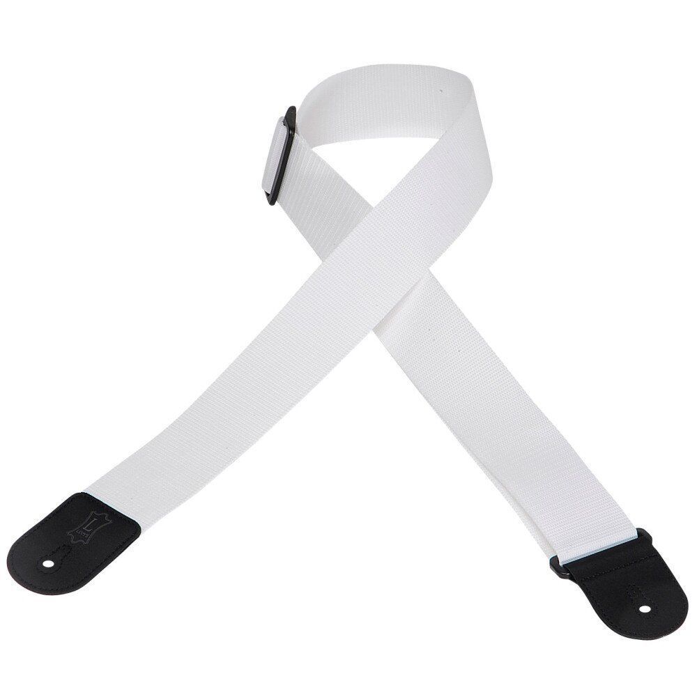 Ремень гитарный Levys M8 POLY WHT LE-0108 фото