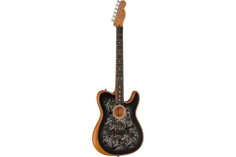 FENDER AMERICAN ACOUSTASONIC TELECASTER BLACK PAISLEY LTD Електрогітара FE-0186 фото
