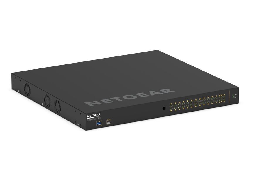 Комутатор NETGEAR M4250-26G4XF-PoE+ (GSM4230PX), 24x1GE PoE+ (480Вт), 2x1GE, 4xSFP+, AV Line керований L2 GSM4230PX-100EUS фото